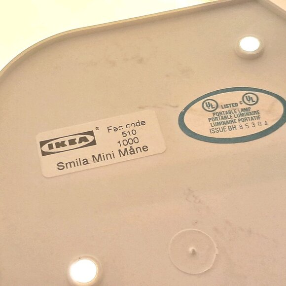 Ikea Smila Mini Mane Yellow Crescent Moon Wall Lamp - Picture 5 of 5